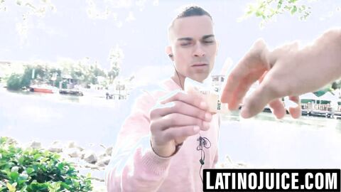 Straight Latino gets pounded hard bareback in POV