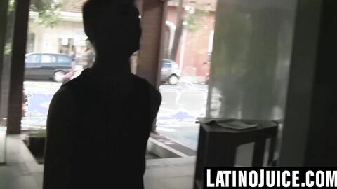Pierced Latino twink gets wrecked by bare cock