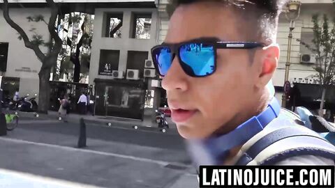 Young Latino bred deep and fed cum in steamy POV