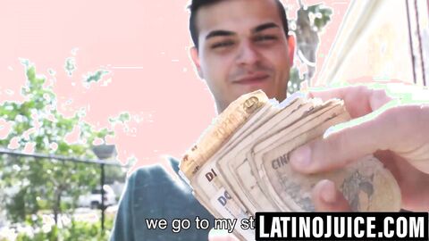 Straight Latino cums while getting pounded POV