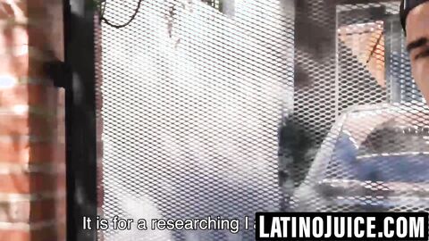 Latino hunk gets topped and painted with hot jizz