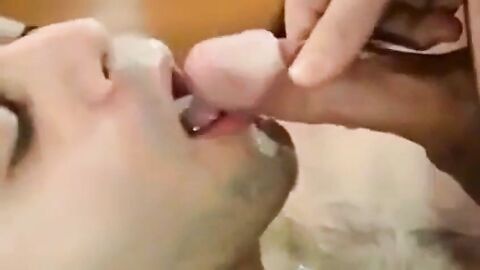 Big-Cock Webcam Man Spills Leche Condensada