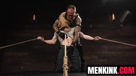Christian Wilde wrecks Baxxx with rope bondage and electrical shock