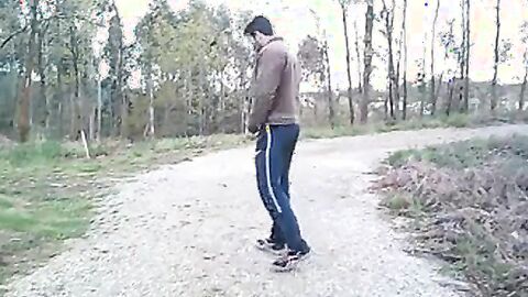Portuguese Bear Strips and Shows His Big Cock