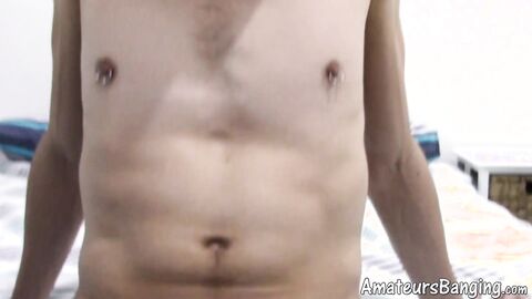Stunning amateur Jamie solo wanks cock using hands and fleshlight