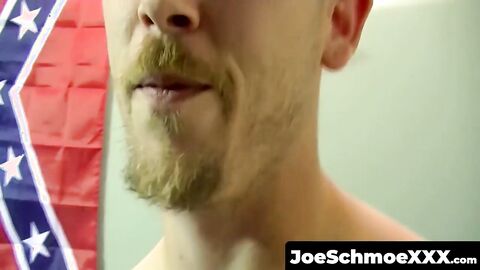 JoeSchmoeXXX.com - Hairy homo youngster Robert gets his cock sucked dry