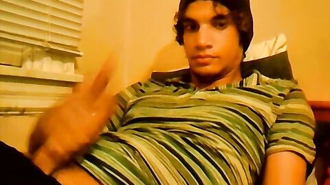 18yo homo Tristan Hollister tugs big dick before cumshot