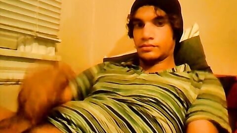 18yo homo Tristan Hollister tugs big dick before cumshot