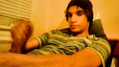 18yo homo Tristan Hollister tugs big dick before cumshot