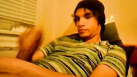 18yo homo Tristan Hollister tugs big dick before cumshot
