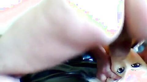 Rubber Doll Blowjob and Masturbation