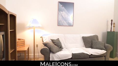 MaleIcons.com - Handsome young man's craving for bareback daddy love and intense anal