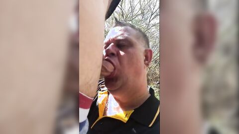 Muscled Hunks Outdoor Face Fuck