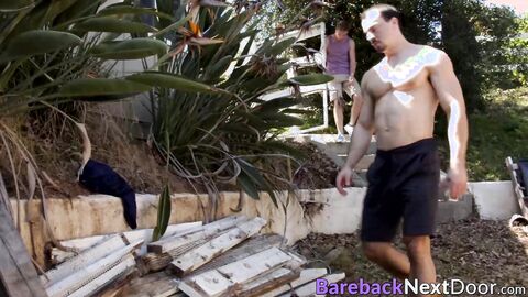 Helper Alex James is worshipped by his employer before he shoots his cum at him