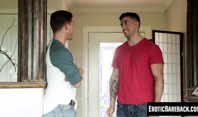 Bridger fills Caseys virgin ass with his thick fresh load