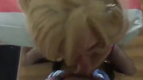 Crossdresser Cock Sucking Fun