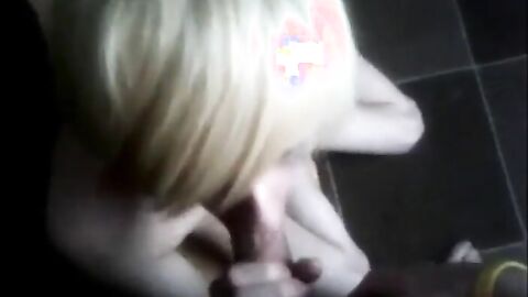 Emo Twink Sucks Cock