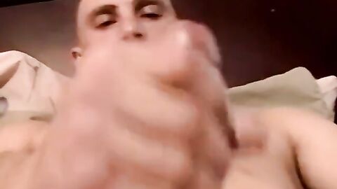 JoeSchmoeXXX.com - Bald stud gets a helping hand from a mature gay pervert