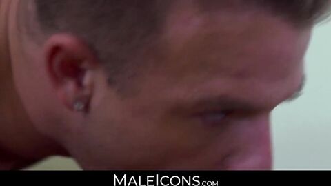 MaleIcons.com - Tight doctor Landon's breeding session with gorgeous Brandon's big co