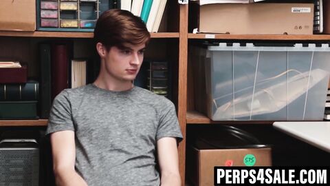 Cute thief's face painted for his stealing crimes