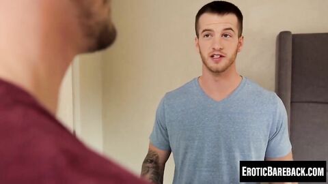 Quentin gives Derrick the bareback fuck he craves