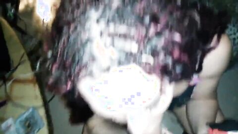 Latino Crossdresser Blowjob