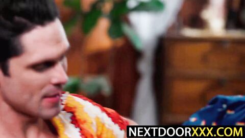 NextDoorXXX.com - Devin Franco rides Derek Kage's throbbing cock