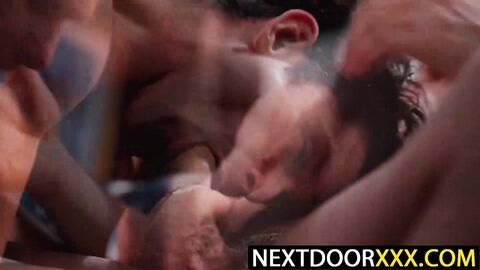 NextDoorXXX.com - Devin Franco rides Derek Kage's throbbing cock