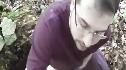 Bear Cub Blows a Load in His Mouth and Swallows