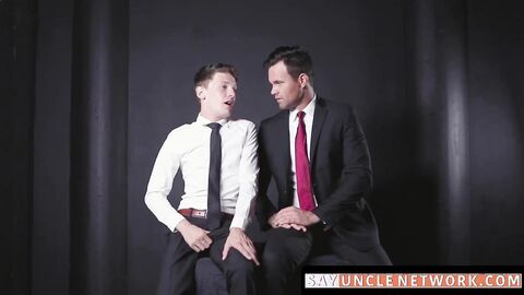 SayUncleNetwork.com - Naughty twink barebacks then blessed with Mormon elders creampi