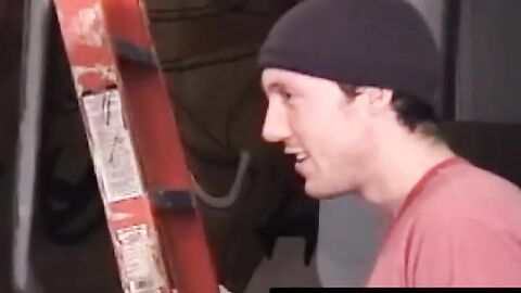 Kinky jock trio gangbangs lusty vixen in workshop