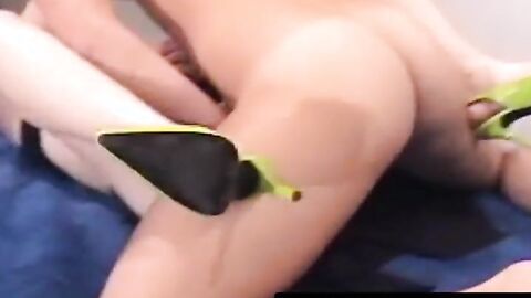 Kinky jock trio gangbangs lusty vixen in workshop