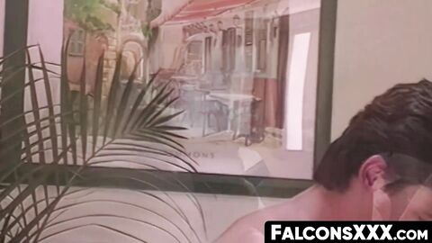 FalconsXXX.com - Kristoff savors every inch of Dano's big cock in his mouth