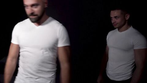 Hunk Adam Snow dominates and fills his subs ass with his veiny cock