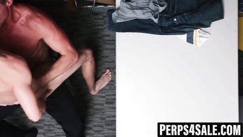 Male suspect bareback fucked till screaming and cumming