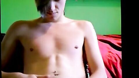 Gorgeous horny twink Jay Lamour decides to crack one out