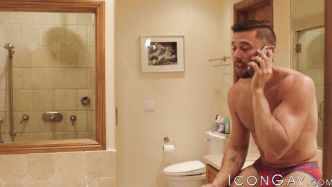 Arad Win Win fucks stepcousin Zak Bishop to an explosive cum shower