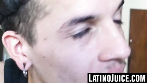 Latino ass destroyed in depraved threesome