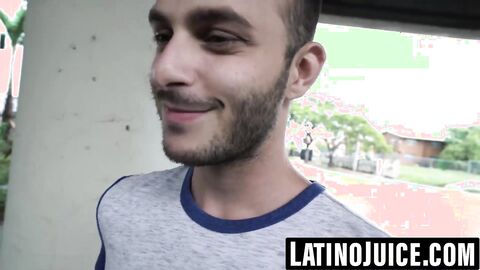 Straight Latino paid to be a gay breeding slut