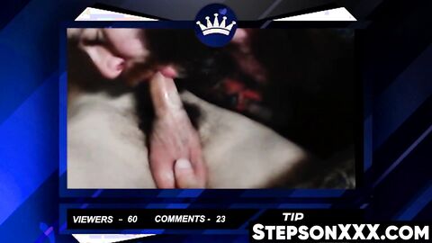 Tattooed daddy drills stepson caught watching porn