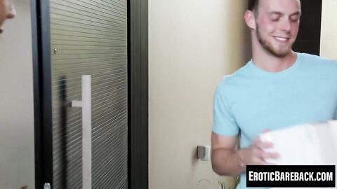 Mitch smacks Brendans ass while fucking him hard from behind