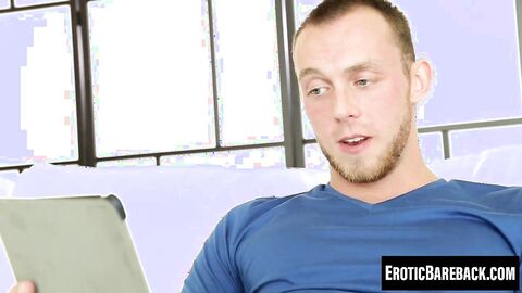 Mitch eats Quentins perfect ass before sliding his cock inside