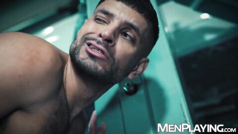 Denis Vega stretches Oskar Ivans tight ass with his muscular cock