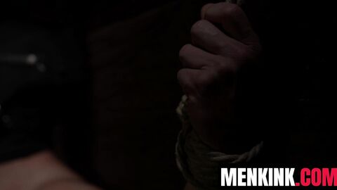 Con Ethan Sinns endures rough anal after hot wax torture by Heath Halo