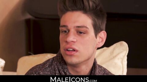 MaleIcons.com - Hungry Dante Colle's intense anal play with adorable Michael Delray's