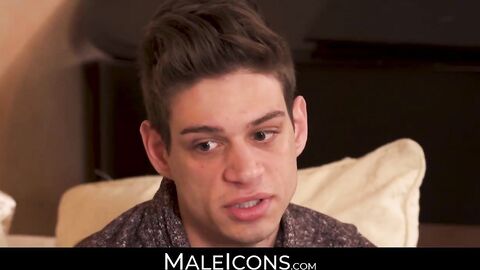 MaleIcons.com - Hungry Dante Colle's intense anal play with adorable Michael Delray's