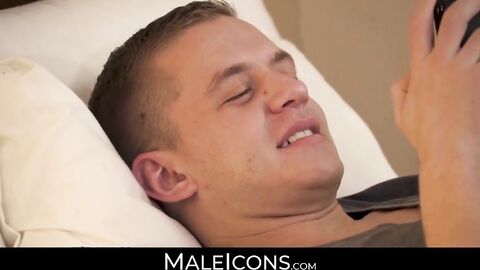 MaleIcons.com - Beautiful young gay men's passionate fucking and intense anal play