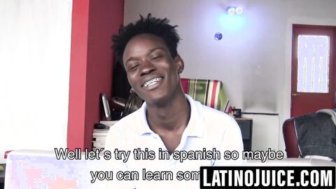 Jamaican stud sucks cock then barebacks homo with BBC