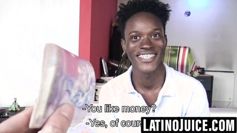 Jamaican stud sucks cock then barebacks homo with BBC