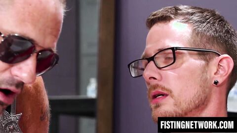 Mature gay fists and sucks lover to orgasm